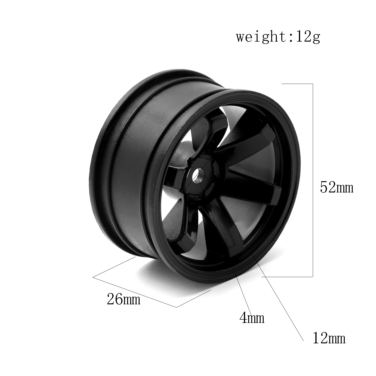 4 pezzi mozzo ruota in plastic - Rc Hobby Car recensione e prezzo